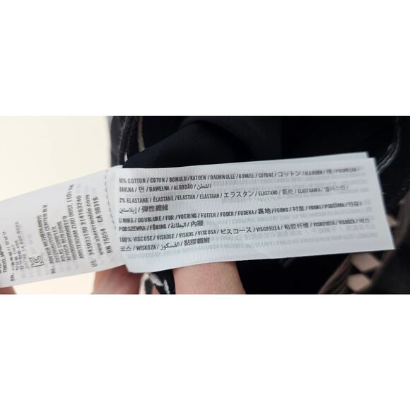 NWT Hollister size small Aztec black white tribal print boho preppy a line midi - Picture 5 of 7